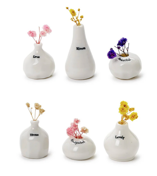 Small Vase With Flowers (Assorted)