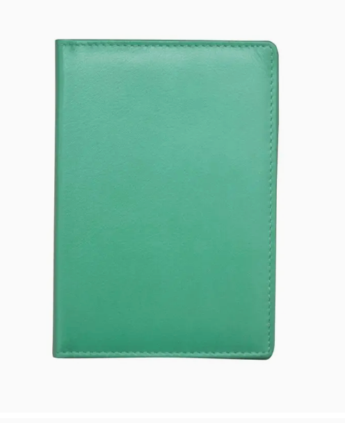 Leather Passport Case with Cc Holder