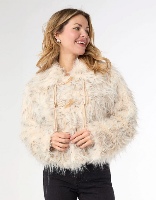 Gianna Hairy Faux Fur Jacket