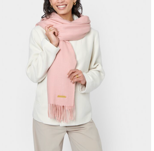 Blanket Scarf ( Dusty Rose )