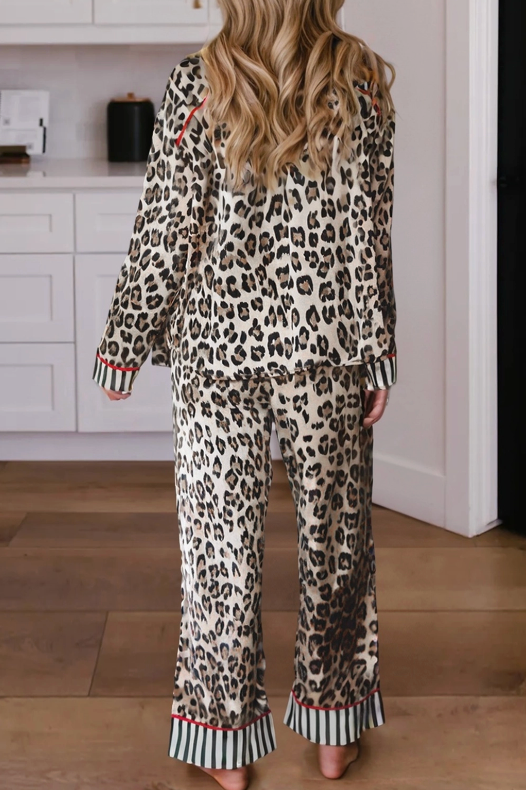 LDC Leopard/Colorblock PJ Set