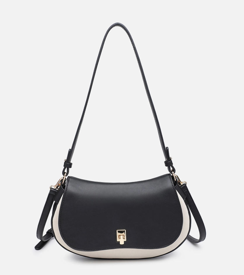 Jen & Co Quinn Off White / Black Handbag