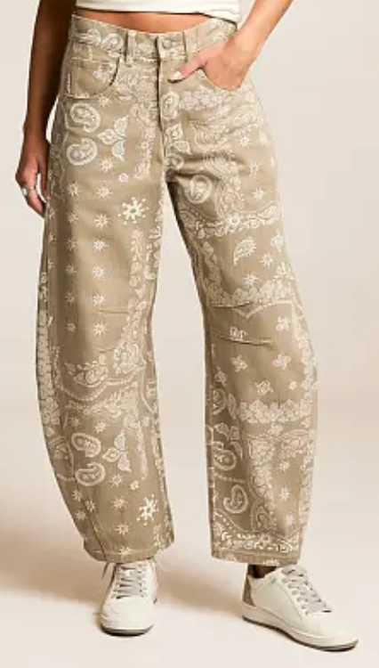 The Paisley Barrel Pant IMS