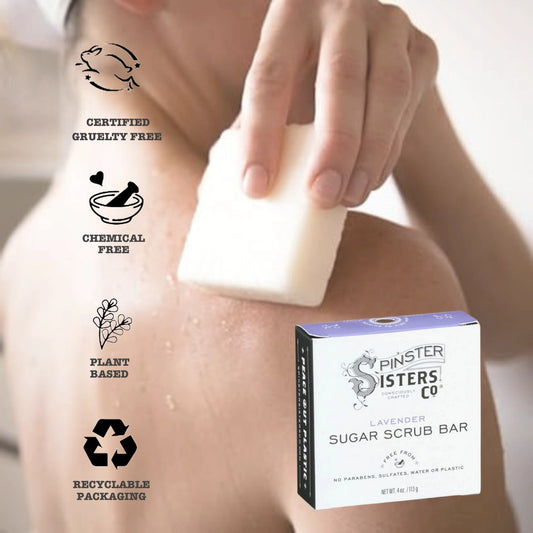 Sugar Scrub Bar For Exfoliation & Calm