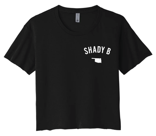 Shady B - Women's Festival Crop Tee