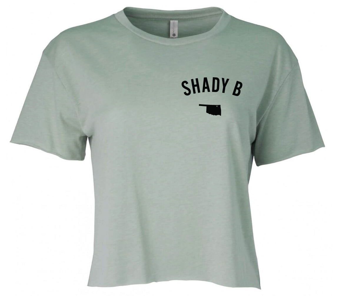 Shady B - Women's Festival Crop Tee
