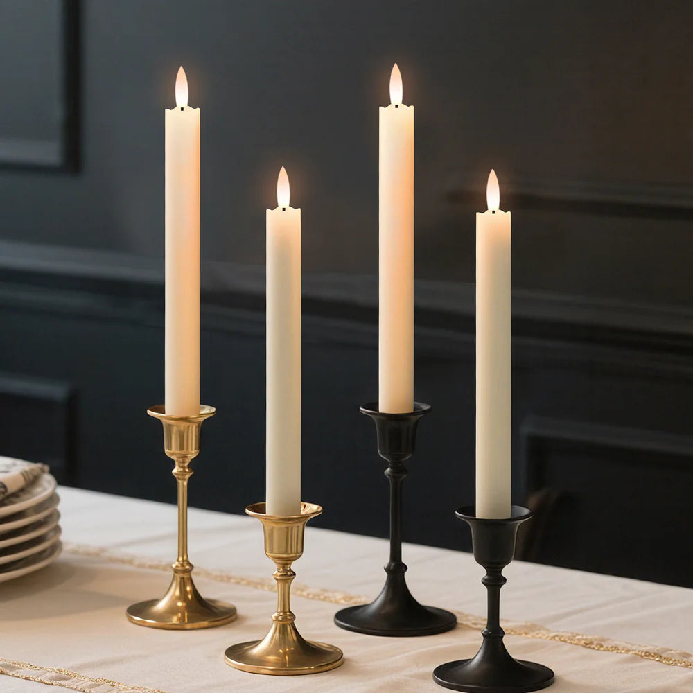 2Pk Radiance Wax Tapers, 1.0"X10"