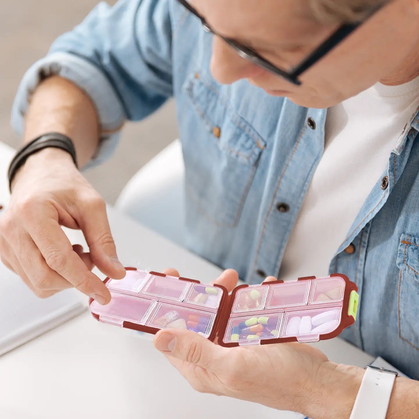 Travel Size Pill Organizer (2-Pack)