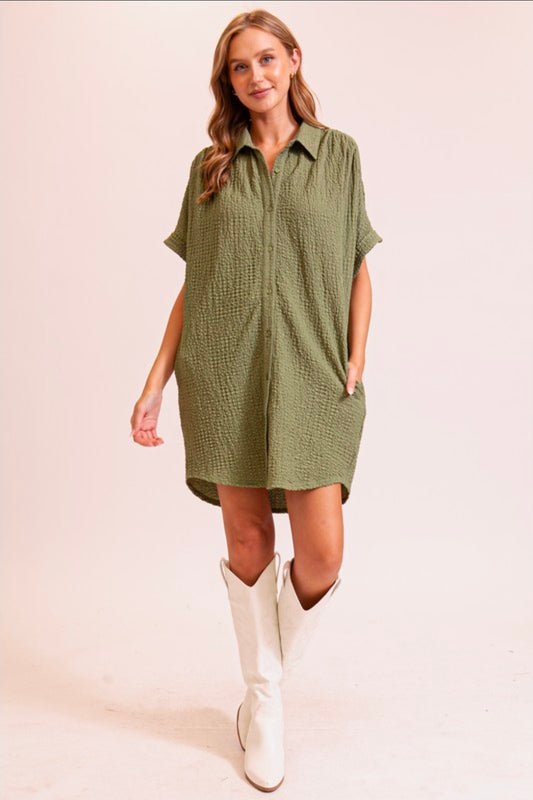 The Krista Dress Green IMS