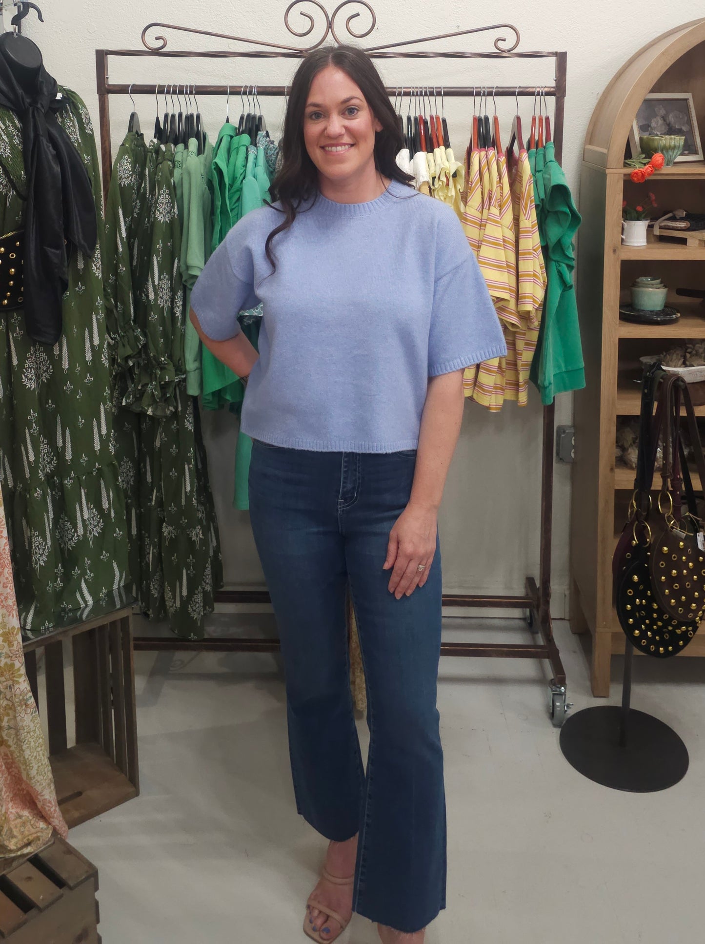 The Twila Top IMS/blue