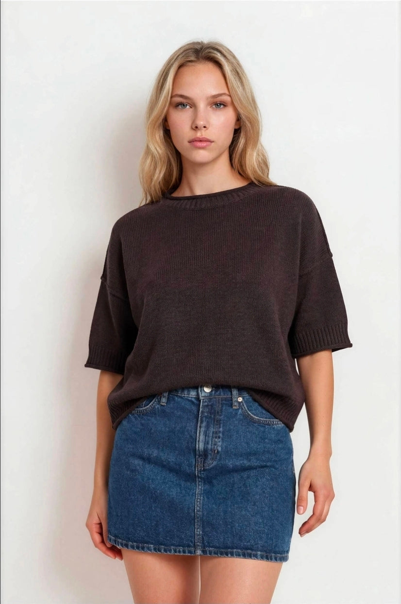The Eve Sweater Brown IMS