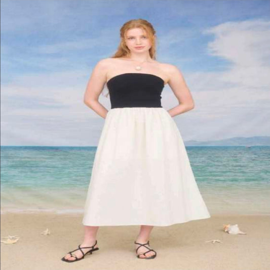 The Strapless Linen Dress IMS