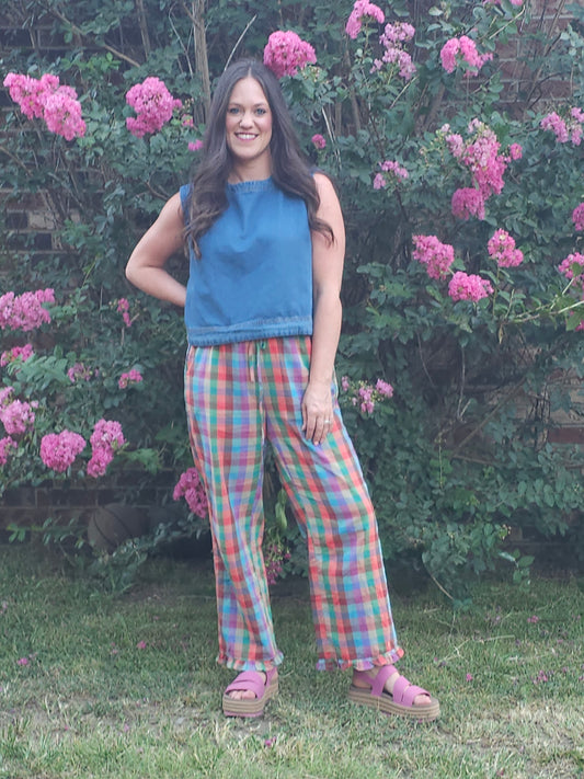 The Retro Plaid Pant IMS