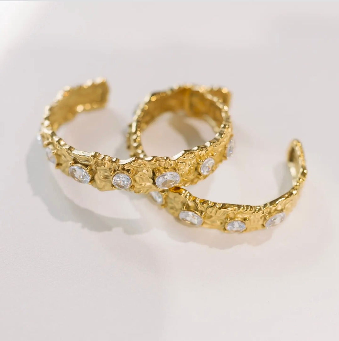 Icon Hammered Bracelet Cuff IMS